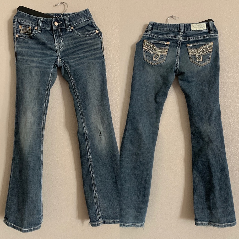 Rock & Roll denim jeans.